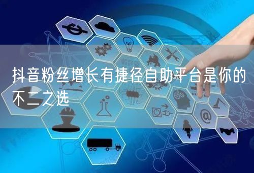 抖音粉丝增长有捷径自助平台是你的不二之选